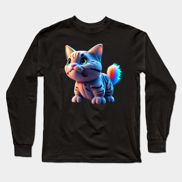 Adorable, Cool, Cute Cats and Kittens 36 Long Sleeve T-Shirt by The Black Panther